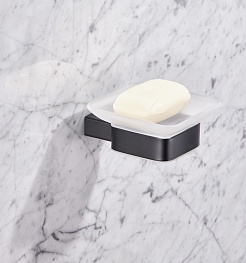 Milacio Мыльница Ultra MCU.952.MB черный матовый – фотография-4